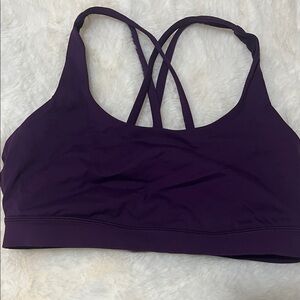 Lululemon Purple Strappy Sports Bra